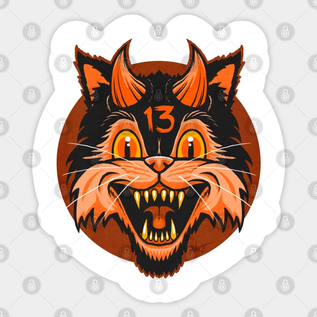 FrightFall2021: Bad Luck Sticker by Chad Savage